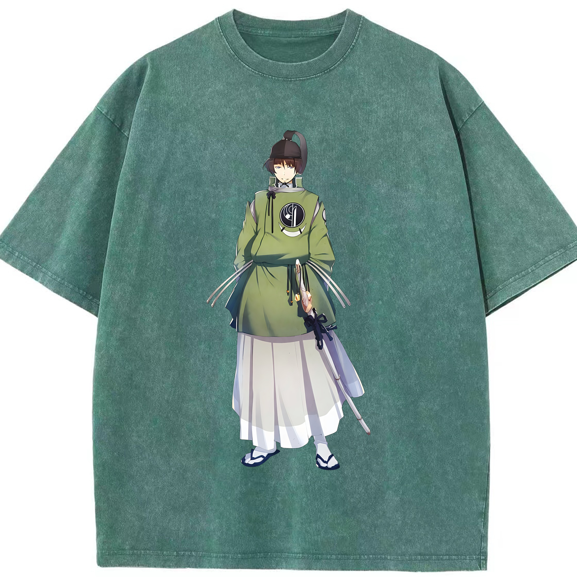 （画像用） 刀剣乱舞 Touken Ranbu 綿100% ヴィンテージ風 半袖Tシャツ（フロントプリント）